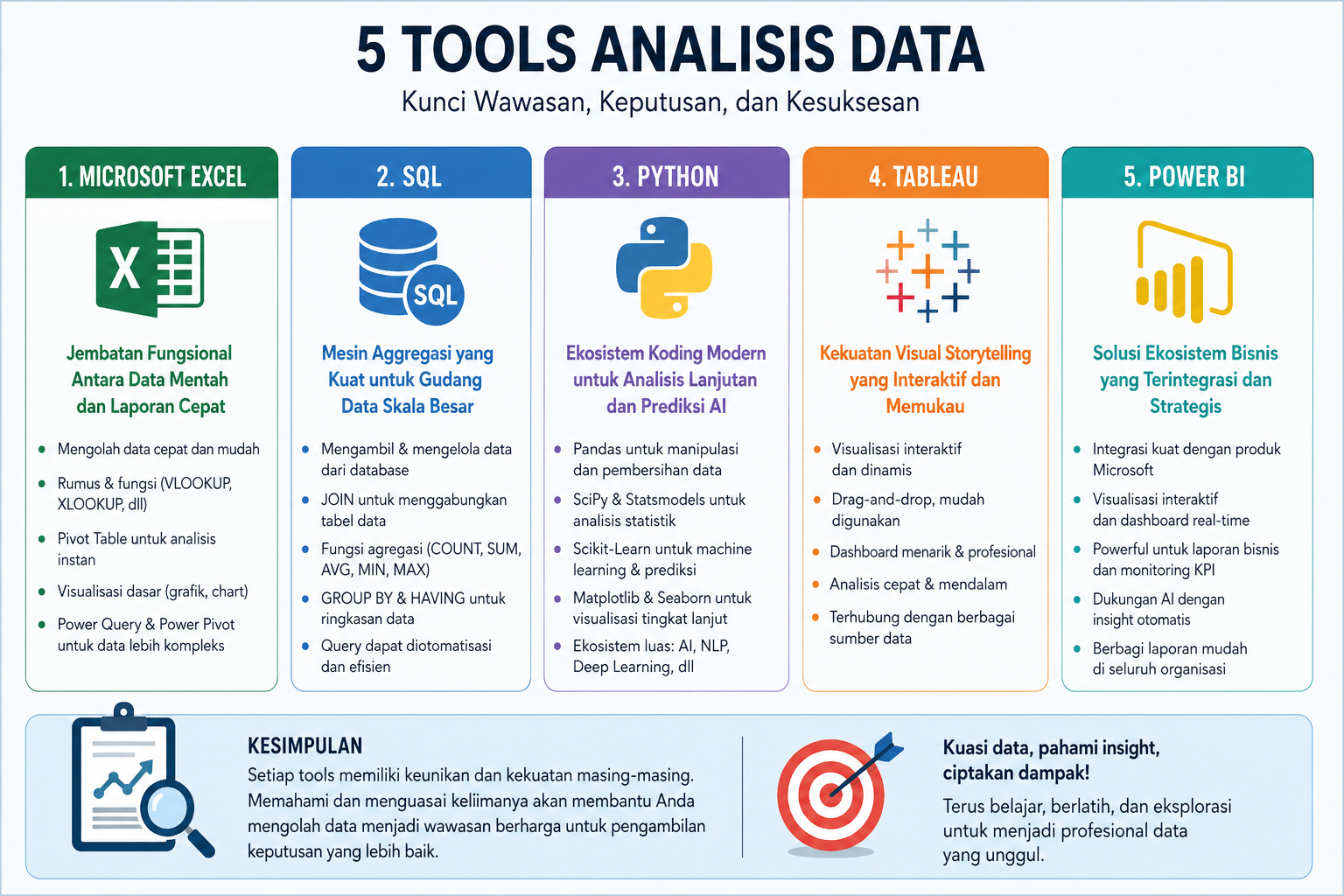 Tools Analisis Data yang Wajib Dikuasai di Era Digital - Klik Wisuda